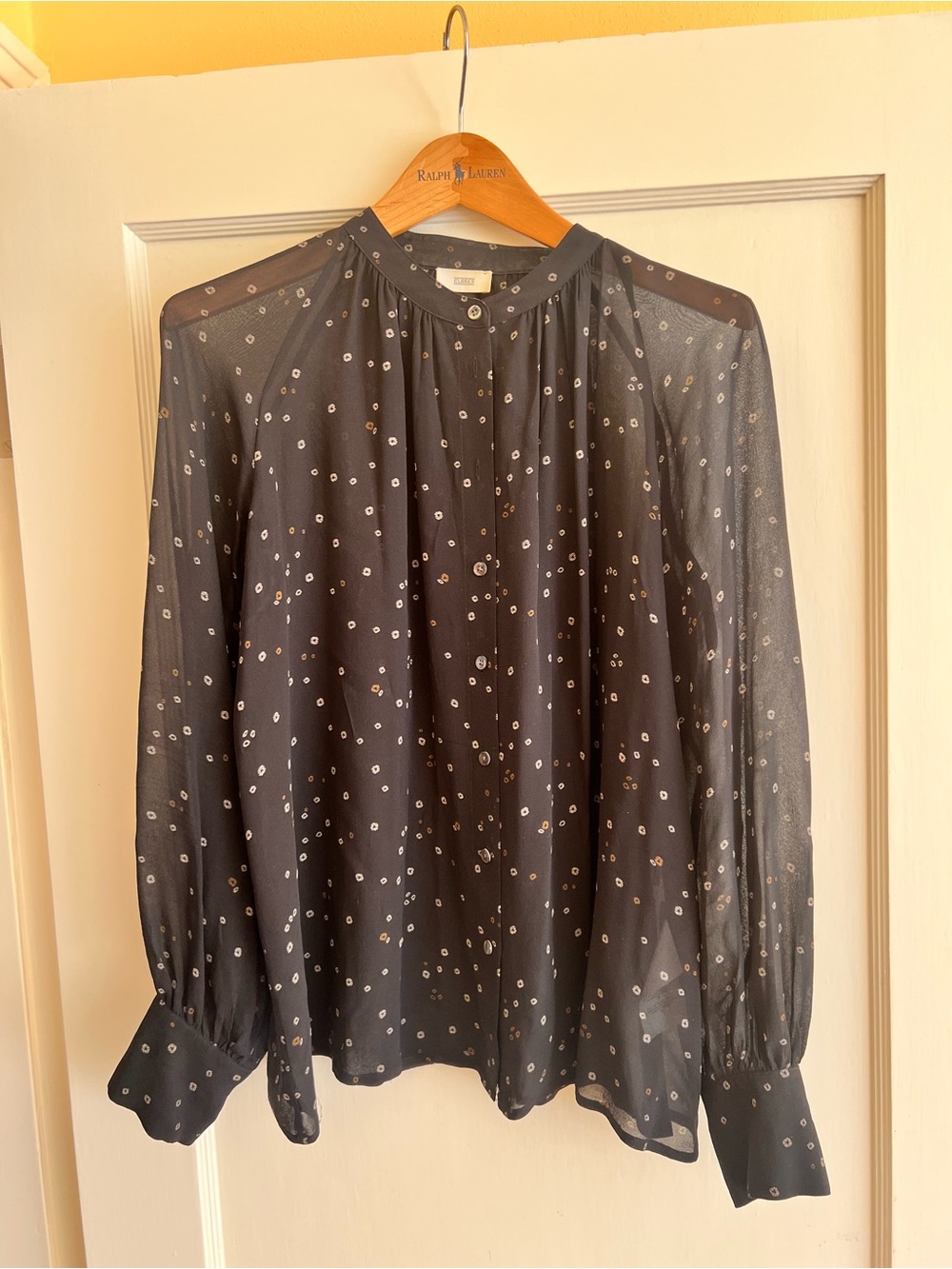 Closed Black Blouse